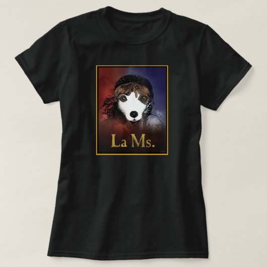 T-shirt Mme de La de Les Miserables… Les Miz… (Design devant)