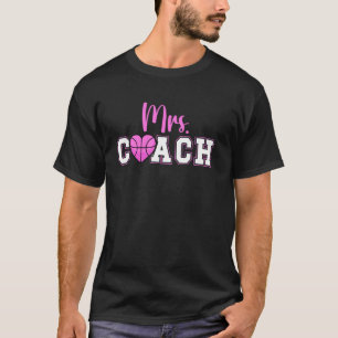 T-shirt Mme entraîneur Entraîneur de basket-ball Épouse d'