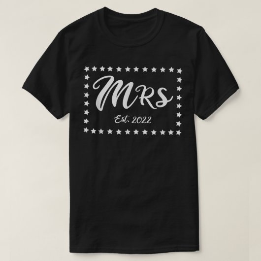 T-shirt MME est 2022 Couples (Design devant)