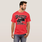 T-shirt Mme et M. Smith Hot-Rod Garage (Devant entier)