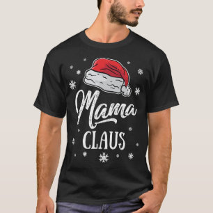 T-shirt Mme Mama Santa Claus Noël Maman de Noël Matching F