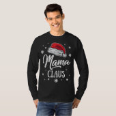 T-shirt Mme Mama Santa Claus Noël Maman de Noël Matching F (Devant entier)
