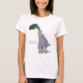 T-shirt Mme Monet avec parapluie (Devant)