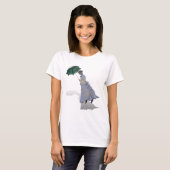 T-shirt Mme Monet avec parapluie (Devant entier)