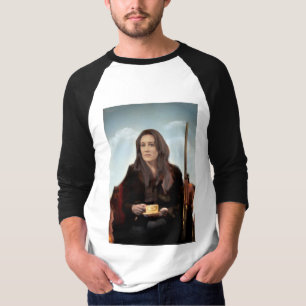 T-shirt Mme orpheline S - féministe frais du noir  