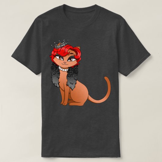 T-shirt Mme Pretty Kitty (Design devant)