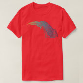 T-shirt MMF Blue Designer Whale Tail (Design devant)