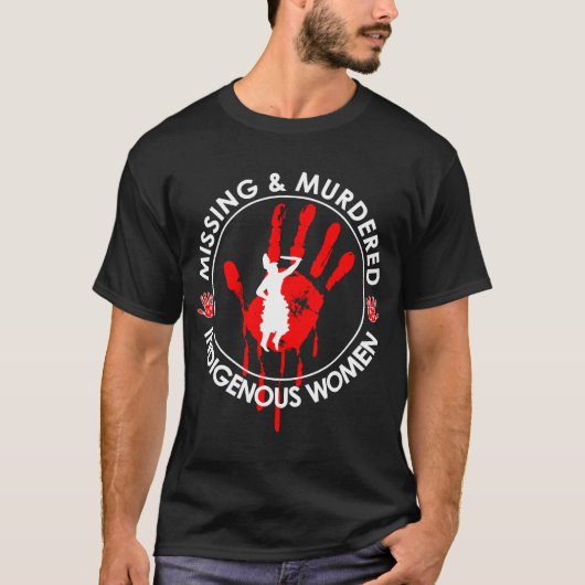 T-shirt MMIW Femmes indigènes disparues et assassinées USA (Devant)