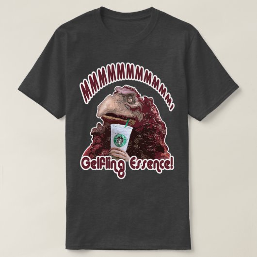 T-shirt Mmmmm ! Gelfling Essence ! - Dark Crystal Ag (Design devant)