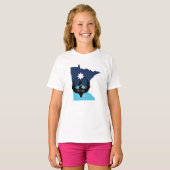 T-shirt MN Loon Rising - MN Pride, Strength, Love & Hope (Devant entier)