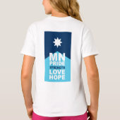 T-shirt MN Loon Rising - MN Pride, Strength, Love & Hope (Dos)