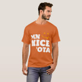 T-shirt MN Niceota Un design amusant pour les Minnesotans (Devant entier)
