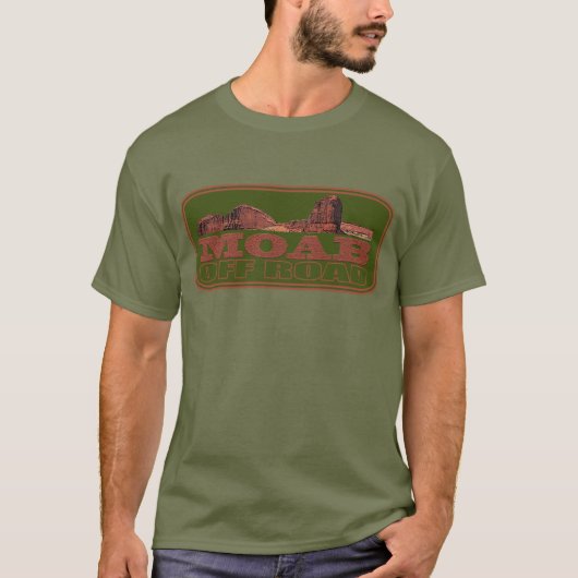 T-SHIRT MOAB HORS ROUTE PAR EKLEKTIX GEAR (Devant)