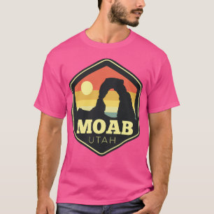 T-shirt Moab Utah Arch Vintage Sunset Travel