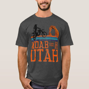 T-shirt Moab Utah Arches Desert Off Road Dirt Bike Retro