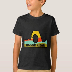 T-shirt Moab Utah parc national des arches emblème minimal