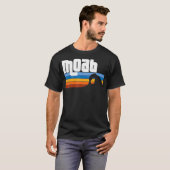 T-shirt Moab Utah UT Arches Canyonlands National Park Retr (Devant entier)