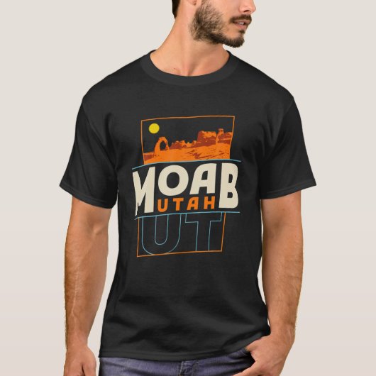 T-shirt Moab Utah UT Arches Parc National Souvenir Adventu (Devant)
