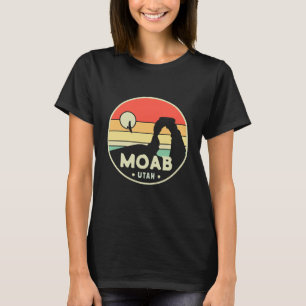 T-shirt Moab Utah Vintage Desert Sunset Retro Souvenir 60s