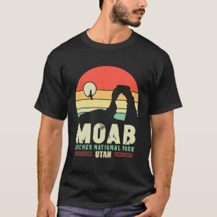 T-shirt Moab Utah Vintage Desert Sunset Retro Souvenir 60s