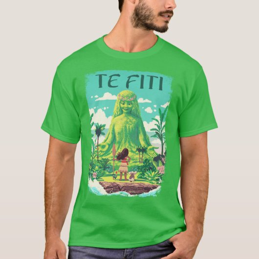 T-shirt Moanae Fiti Fairy Garden boy (Devant)