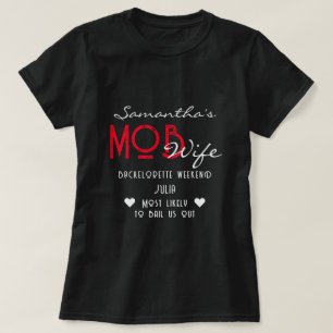 T-shirt Mob Wife & Martini Black Bach