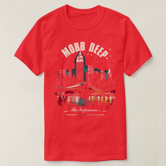 T-shirt Mobb Deep 90s Hip hop Fan Art (Design devant)