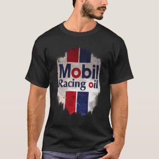 T-shirt Mobil Racing Oil Vintage Sign