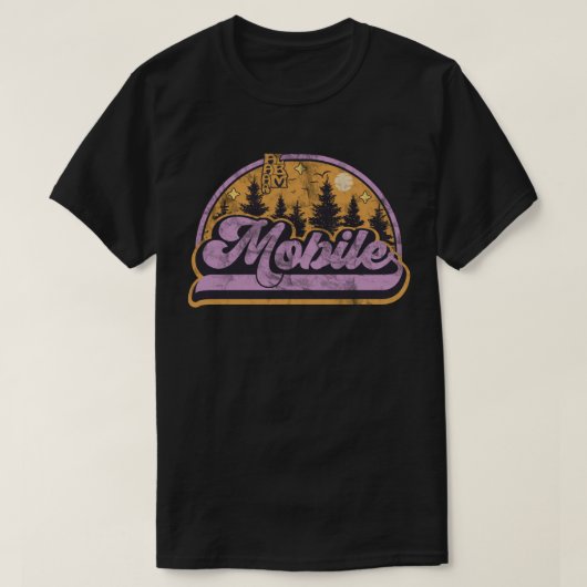 T-shirt Mobile, Alabama (Design devant)