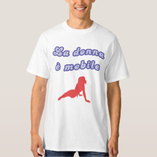 T-shirt "Mobile de donna e de La "