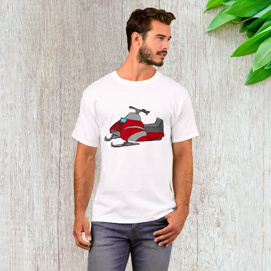 T-shirt Mobile de neige rouge