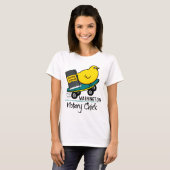 T-shirt Mobile Notaire Chick Riding Skateboard Washington (Devant entier)