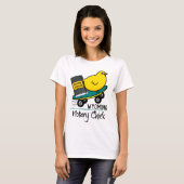 T-shirt Mobile Notaire Chick Riding Skateboard Wyoming (Devant entier)