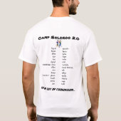 T-shirt Mocassin - camp Soloroo 2,0 (finale) (Dos)