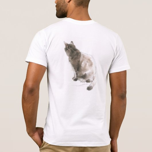 T-shirt "Mocha dans un endroit ensoleillé" - doubl (Dos)