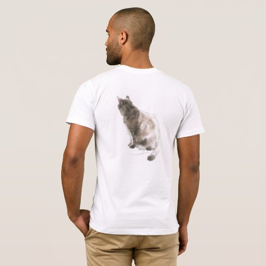 T-shirt "Mocha dans un endroit ensoleillé" - doubl (Dos entier)