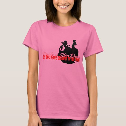 T-shirt moche à l'os (Devant)