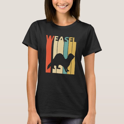 T-shirt Mocte Weasel animal (Devant)