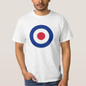 T-shirt Mod - Roundel classique - Cible de tir à l'arc pou (Devant)