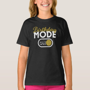 T-shirt Mode Anniversaire activé