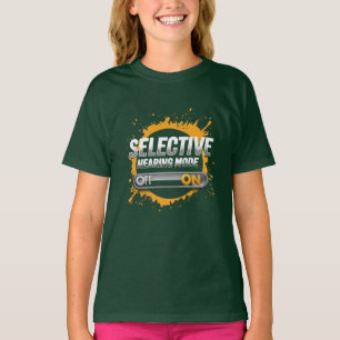 T-shirt "Mode auditif sélectif : ON" Enfants