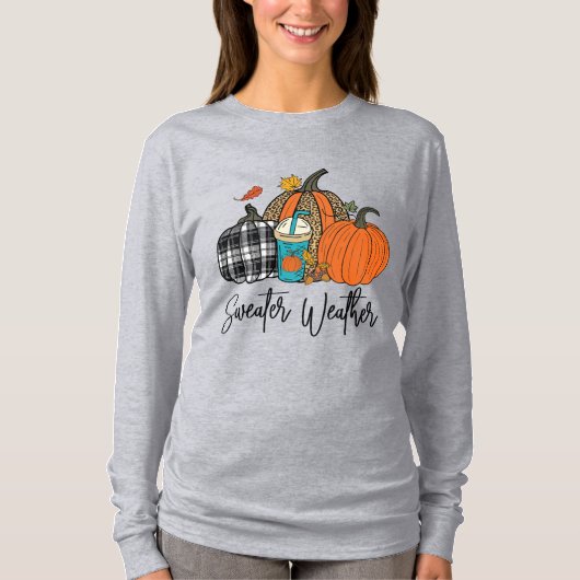 T-shirt Mode automne confortable (Devant)