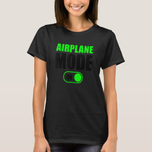 T-shirt Mode Avion En Mode Avion Voyageant En Mode Avion S
