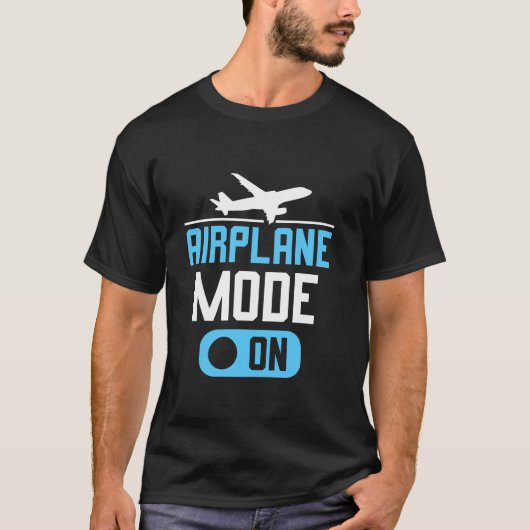 T-shirt Mode Avion Sur Avion Pilote Long Sleev (Devant)