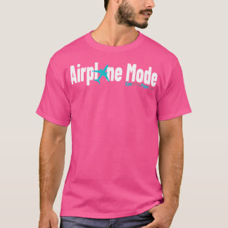 T-shirt Mode Avion (Texte Blanc) - Oeil Du Circulaire