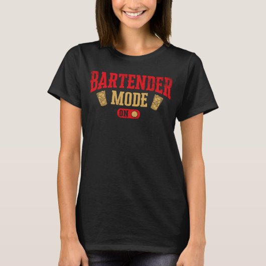 T-shirt Mode barman Mixologue (Devant)