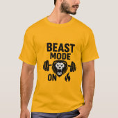 T-shirt Mode Bête Activé - Fierce Lion Motivation T-Shir (Devant)