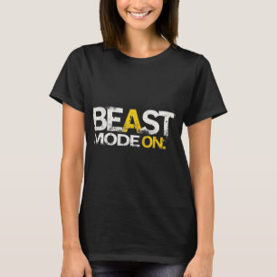 T-shirt Mode Bête activé - Gymnase Motivationnelle et conc