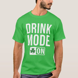 T-shirt Mode boisson Sur Bière Irlandaise Shamrock Irlande