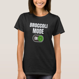 T-shirt Mode Brocoli Activé Citation Drôle de Fermier Végé